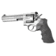 Hogue Ruger GP100/Super Redhawk Grip with Finger Grooves, Piranha, G10 - G-Mascus, Black/Grey, 80137