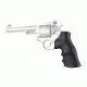 Hogue Ruger GP100/Super Redhawk Grip with Finger Grooves, Smooth, G10, Black, 80169