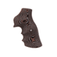 Hogue Ruger GP100/Super Redhawk Grip with Finger Grooves, Smooth, G10 - G-Mascus, Black/Grey, 80167