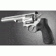 HOGUE Ruger GP100/Super Redhawk No Finger Groove Rubber Grip, Black 80010