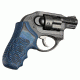 HOGUE Ruger LCR Enclosed Hammer Piranha Grip G10, G-Mascus Blue Lava 78638