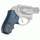 Hogue Ruger LCR Enclosed Hammer Smooth G10, G-Mascus Blue Lava, 78668