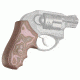 Hogue Ruger LCR Enclosed Hammer Smooth G10, G-Mascus Pink Lava, 78667