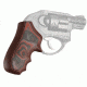 Hogue Ruger LCR Enclosed Hammer Smooth G10, G-Mascus Red Lava, 78669