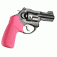 Hogue Ruger LCR No Finger Groove Rubber Tamer Cushion Grip Pink 78037