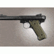 Hogue Ruger MK II / MK III Piranha Grip G-10 - G-Mascus Green 82138