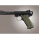 Hogue Ruger MK II / MK III Piranha Grip G-10 - G-Mascus Green 82138