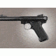 Hogue Ruger MK II / MK III Piranha Grip G-10 - Solid Black 82139