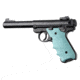 Hogue Ruger MKIV Rubber Grip with Finger Grooves, Aqua, 79004