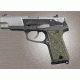 Hogue Ruger P85 - P91 Piranha Grip G-10 - G-Mascus Green 85138