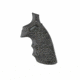 Hogue S&amp;W K&amp;L Frame Square Butt Grip, Finger Grooves, Piranha, G10 - G-Mascus, Black/Grey, 10137