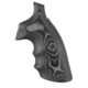 Hogue S&amp;W K&amp;L Frame Square Butt Grip, Finger Grooves, Smooth, G10 - G-Mascus, Black/Grey, 10167