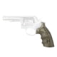 Hogue S&amp;W K&amp;L Frame Square Butt Grip, Finger Grooves, Smooth, G10 - G-Mascus, Green Lava, 10168
