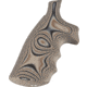 Hogue S&amp;W N Frame Square Butt Grip, Finger Grooves, Smooth, G10 - G-Mascus, Flat Dark Earth, 29767