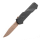 Hogue Sig Compound Emperor Scorpion OTF Automatic Folding Knife, 3.5in, CPM S30V Stainless, Clip Point Blade, FDE PVD, Solid Black G10 Handle, 36030