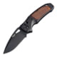 Hogue SIG K320 AXG Classic Folding Knife, 3.5in, Black Cerekote Finish, CPM-S30V, Drop Point, Black/Walnut Handle, 6061-T6 Hard-Anodized Aluminum Handle, 36377