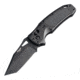 Hogue Sig K320 AXG Pro Folding Knife, 3.5in, Black Cerekote Finish, CPM-S30V, Tanto, Black Handle, 6061-T6 Hard-Anodized Aluminum Handle, 36364