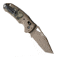 Hogue Sig K320 AXG Scorpion Folding Knife, 3.5in, FDE Cerekote Finish, CPM-S30V, Tanto, FDE Handle, 6061-T6 Hard-Anodized Aluminum Handle, 36368