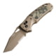 Hogue SIG K320 AXG Scorpion Folding Knife, 3.5in, FDE Cerekote Finish, CPM-S30V, Tanto, FDE Handle, 6061-T6 Hard-Anodized Aluminum Handle, 36368
