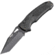 Hogue Sig K320A Automatic Folding Knife, 3.5in, CPM S30V Stainless, Tanto Blade, Black Cerakote, Black Polymer Handle, 36320