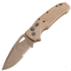 Hogue Sig K320A Automatic Folding Knife, 3.5in, CPM S30V Stainless, Drop Point Blade Partially Serrated, Coyote PVD, Coyote Tan Polymer Handle, 36333