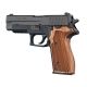 Hogue Sig P227 DA/SA Pau Ferro Checkered, 47361
