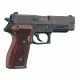Hogue Sig P227 DA/SA Rosewood Checkered 47961