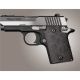 Hogue Sig P938 Rubber Grip, Ambidextrous, G10 G-Mascus Black/Gray 109746