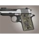 Hogue Sig P938 Rubber Grip, Ambidextrous, G10 G-Mascus Green 109747