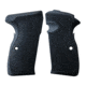 Hogue Sig Sauer P210 American Model Non-Ambi Grip, Alum and Steel Frame, Checkered, G10, Solid Black, 12179
