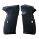 Hogue Sig Sauer P210 American Model Non-Ambi Grip, Alum and Steel Frame, Checkered, G10, Solid Black, 12179