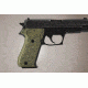 Hogue SIG Sauer P220 American Piranha Grip G-10 - G-Mascus Green 20138