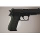 Hogue SIG Sauer P220 American Piranha Grip G-10 - Solid Black 20139