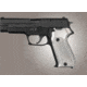 Hogue SIG Sauer P220 European Checkered Aluminum - Brushed Gloss Clear Anodized 21175