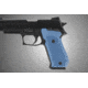 Hogue Sig Sauer P220 Handgun Grip Sao American Checkered Aluminum Matte Blue Anodized 21153 1h Gu 21153