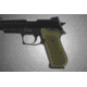 Hogue Sig Sauer P220 Handgun Grip Sao American Checkered Aluminum Matte Green Anodized 21151 1h Gu 21151