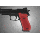 Hogue Sig Sauer P220 Handgun Grip Sao American Checkered Aluminum Matte Red Anodized 21152 1h Gu 21152