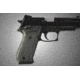 Hogue SIG Sauer P220 SAO American Piranha Grip G-10 - G-Mascus Black/Gray 21127-BLKGRY