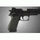 Hogue SIG Sauer P220 SAO American Piranha Grip G-10 - Solid Black 21129