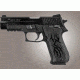 Hogue SIG Sauer P220 SAO American Tribal Aluminum - Black Anodized 21106