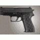 Hogue SIG Sauer P225 Checkered G-10 - G-Mascus Black/Gray 27177-BLKGRY