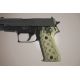 Hogue SIG Sauer P225 Checkered G-10 - G-Mascus OD Green Camo 27178