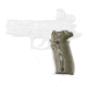 Hogue SIG Sauer P226 Contour Classic Grip, Inverse Checkered, G10 Gmascus, Green Lava, 20158