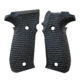 Hogue SIG Sauer P226 Contour Classic Grip, Piranha, G10, Solid Black, 20129