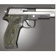 Hogue SIG Sauer P226 DA/SA Magrip Piranha Grip G10, G-Mascus Green, Green 23138