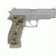 Hogue Sig Sauer P226 Double/Single Action Magrip, Chain Link G-10 G-Mascus Green 190651