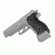 Hogue Sig Sauer P226 Double/Single Action Magrip, Chain Link G-10 Solid Black 190652
