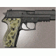 HOGUE SIG Sauer P227 DA/SA Checkered G10, G-Mascus Green, Screws And Bushings Included, Green 47178