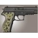 Hogue SIG Sauer P227 DA/SA Checkered G10, G-Mascus Green, Screws And Bushings Included, Green 47178
