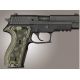 Hogue SIG Sauer P227 DA/SA Piranha Grip G10, G-Mascus Green, Screws And Bushings Included, Green 47138